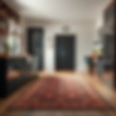 Stylish Kitchen with a Durable Runner Rug Stylish kitchen with a durable runner rug