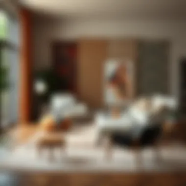 Eclectic collection of area rugs showcasing diverse styles