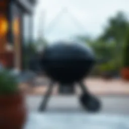 Compact BBQ grill suitable for small spaces