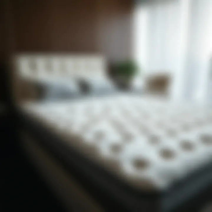 Memory foam mattress demonstrating comfort and support