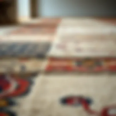 Aesthetic Layering Dynamics Layered carpets showcasing various designs