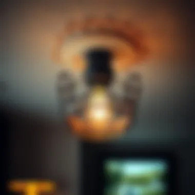 Vintage-inspired ceiling bar light with intricate detailing