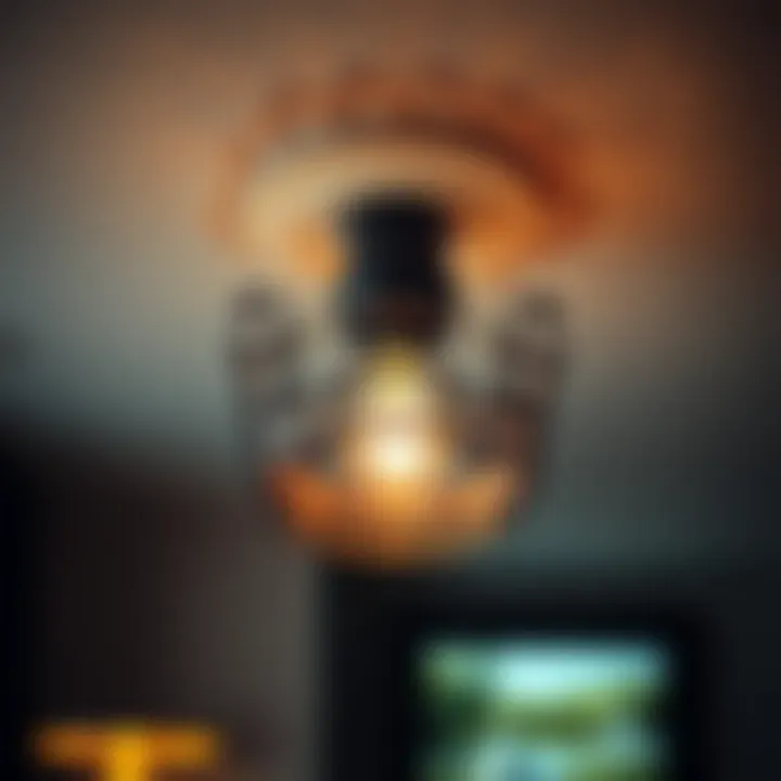 Vintage-inspired ceiling bar light with intricate detailing