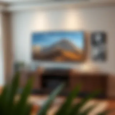 Elegant corner TV stand that complements existing decor