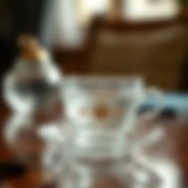 The Elegance of Clear Tea Cups Elegant clear tea cup showcasing intricate design details