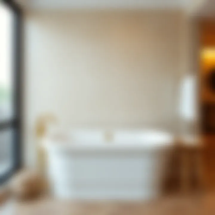 Easy installation process of a collapsible soaking tub