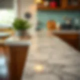 Close-up of Formica countertop texture