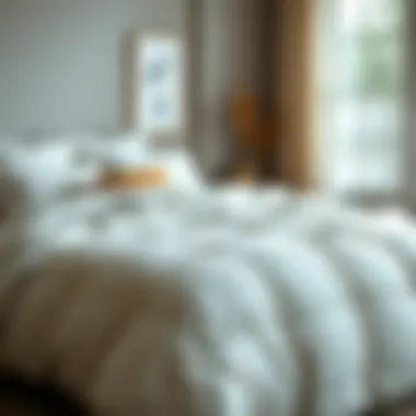 Duvet Comforter Care Tips Essential care tips displayed alongside a well-maintained duvet comforter set.