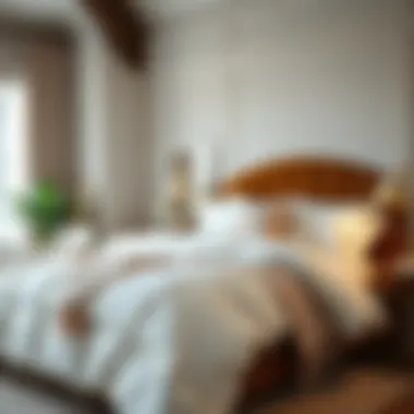 Duvet Comforter Styles and Color Palettes A beautifully arranged bedroom showcasing different duvet comforter styles and color palettes.