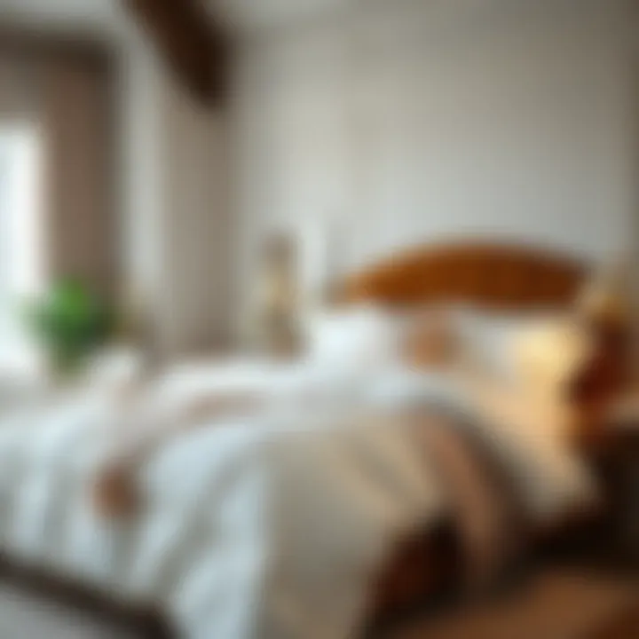 Duvet Comforter Styles and Color Palettes A beautifully arranged bedroom showcasing different duvet comforter styles and color palettes.