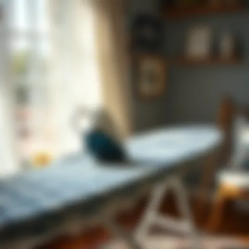 Stylish Patterns Enhance the Ironing Experience Stylish ironing board cover with intricate patterns