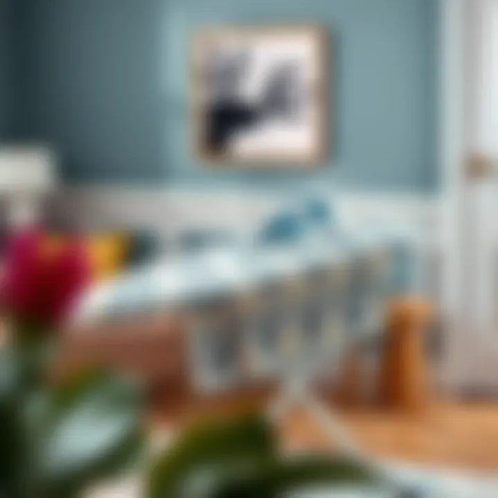 Ironing board cover with unique design