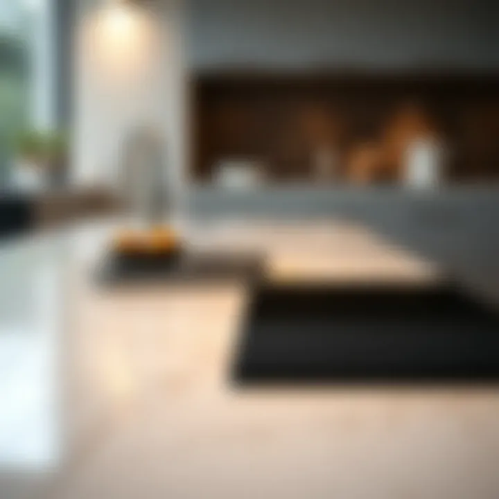 Comparison chart illustrating the advantages of solid surface cooktops versus other cooking surfaces.