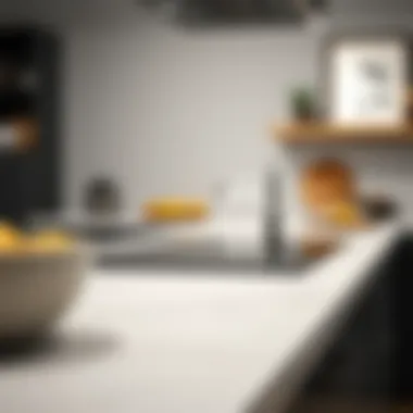 Precision Installation of Solid Surface Cooktops Installation of solid surface cooktops, highlighting precision and craftsmanship in the kitchen setup.