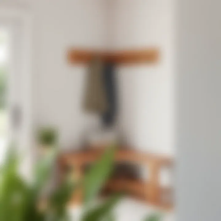 Rustic Charm in Entryway Furniture Rustic corner entryway bench made of wood