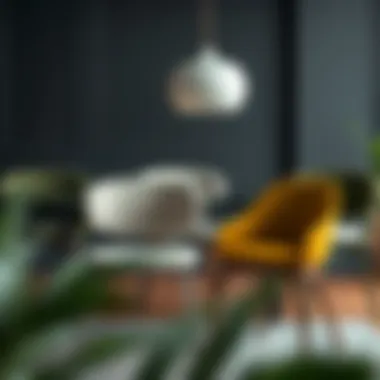 Different materials and finishes for dining chairs