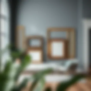 A comparison of diverse picture frame designs showcasing aesthetic evolution