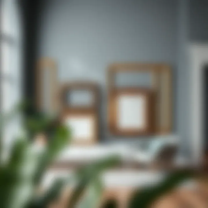 A comparison of diverse picture frame designs showcasing aesthetic evolution