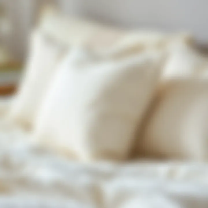 Caring for Down Pillows Care instructions for maintaining down pillow inserts