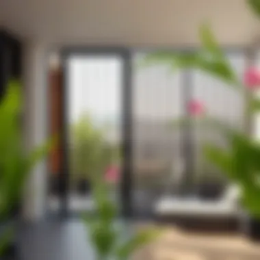 Modern metal privacy panels creating a sophisticated look