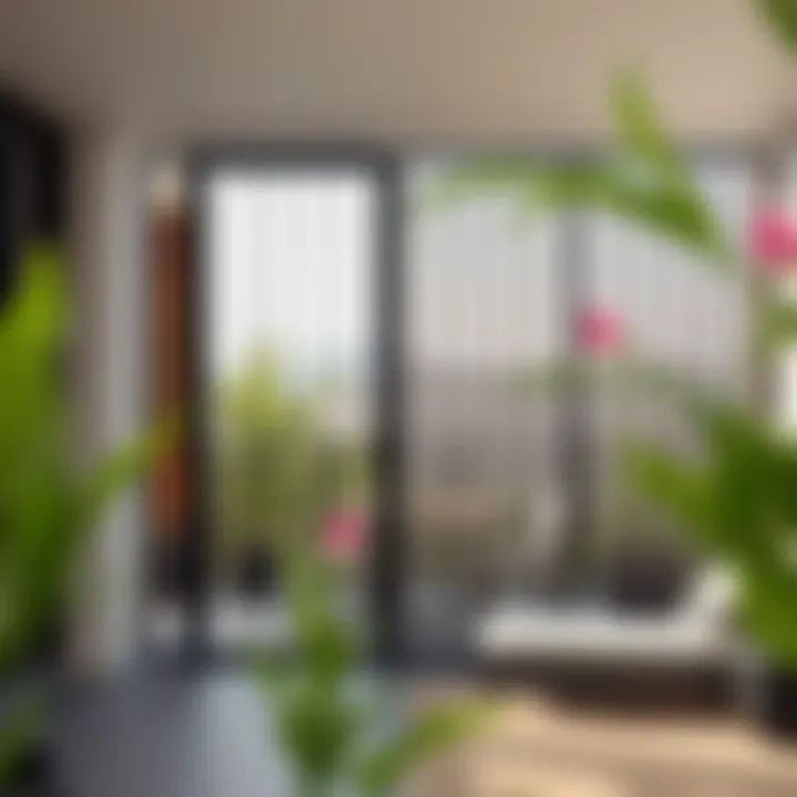 Modern metal privacy panels creating a sophisticated look