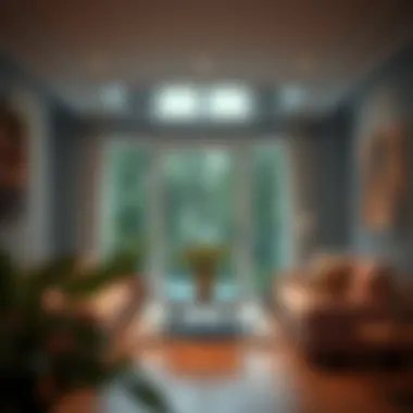 Wireless under cabinet lights in a cozy home setting