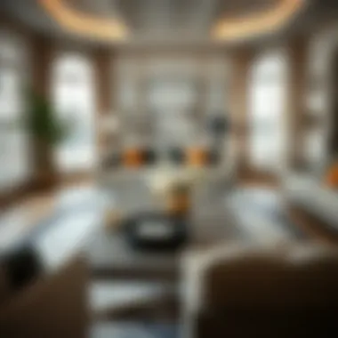 Elegant Long Coffee Table in Cozy Setting An elegant long coffee table set in a cozy living room with decorative accents