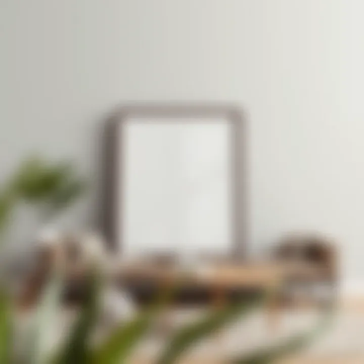 Stylish Metal Frame for Contemporary Decor Stylish metal poster frame in a modern setting