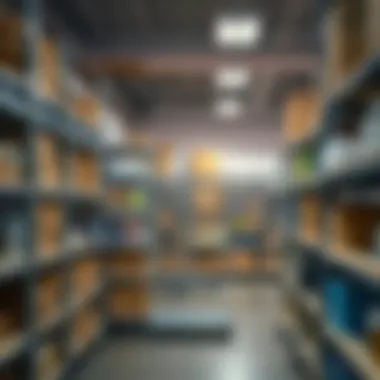 Functional rolling shelves in a retail environment