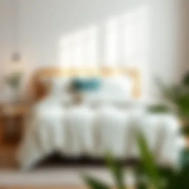 Eco-friendly bed in a bag comforter set demonstrating sustainability