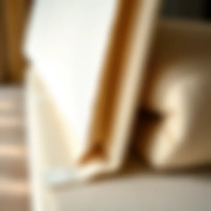 Construction Materials of Floating Beds Close-up of the construction materials used in floating beds