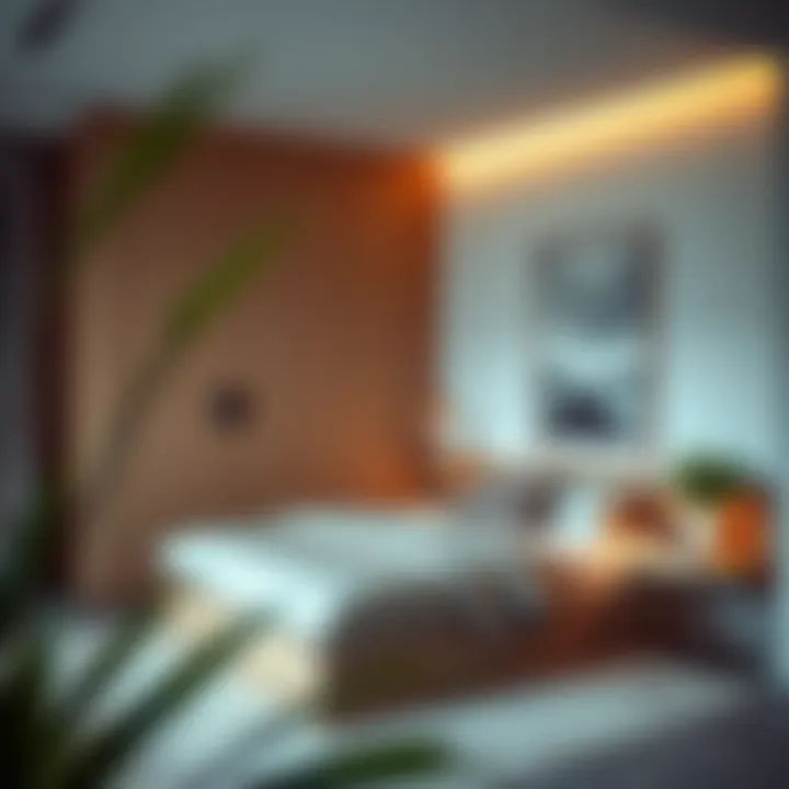 Stylish Corner Bed with Storage Solutions Stylish corner bed with integrated storage solutions