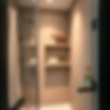 Maintaining corner shelves in the shower