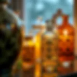 Elegant glass jars adorned with intricate patterns