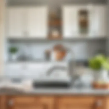 Maintenance essentials for a kitchen sink highlighted in a stylish kitchen setting