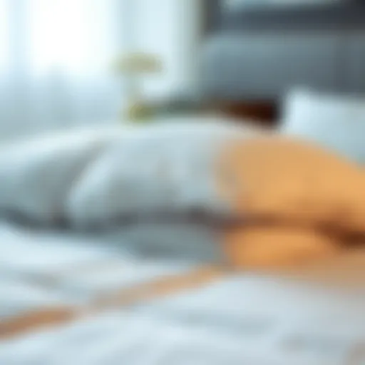 Luxurious down alternative comforter on a neatly made bed