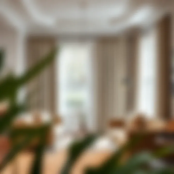 Stylish interior showcasing the versatility of extra wide curtains