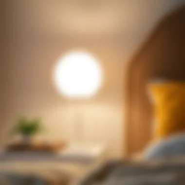 Future Forward: A Smart Bedside Lighting Solution Innovative bedside lamp with smart technology and versatile features