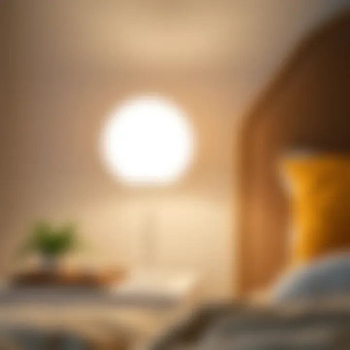 Future Forward: A Smart Bedside Lighting Solution Innovative bedside lamp with smart technology and versatile features