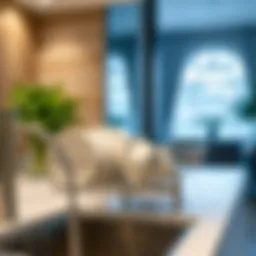 Elegant dish drain rack with modern design