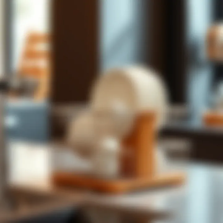 Stylish dish drain rack featuring a unique and innovative design Stylish dish drain rack with a unique design