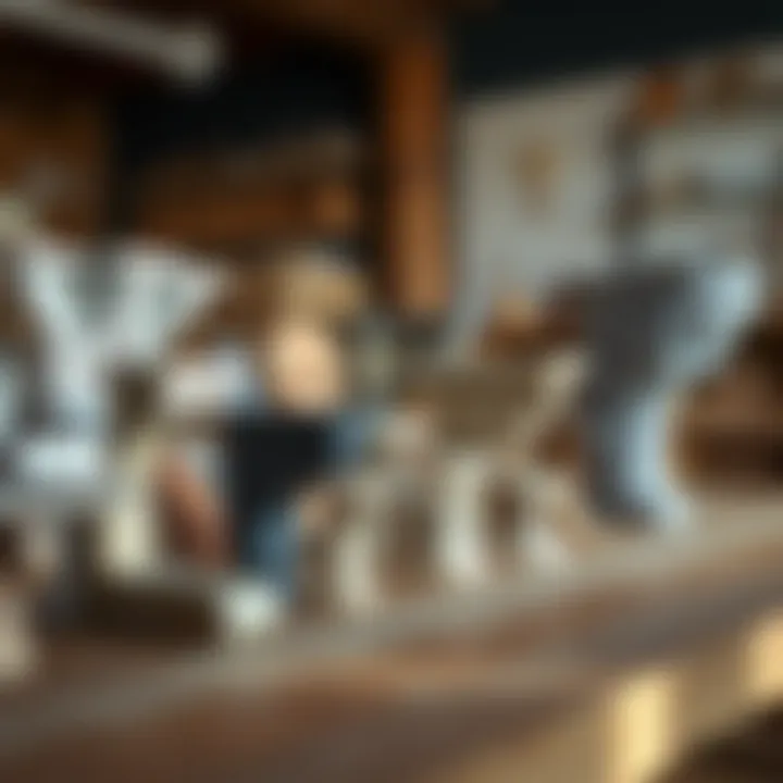 A variety of furniture brackets displayed on a wooden surface