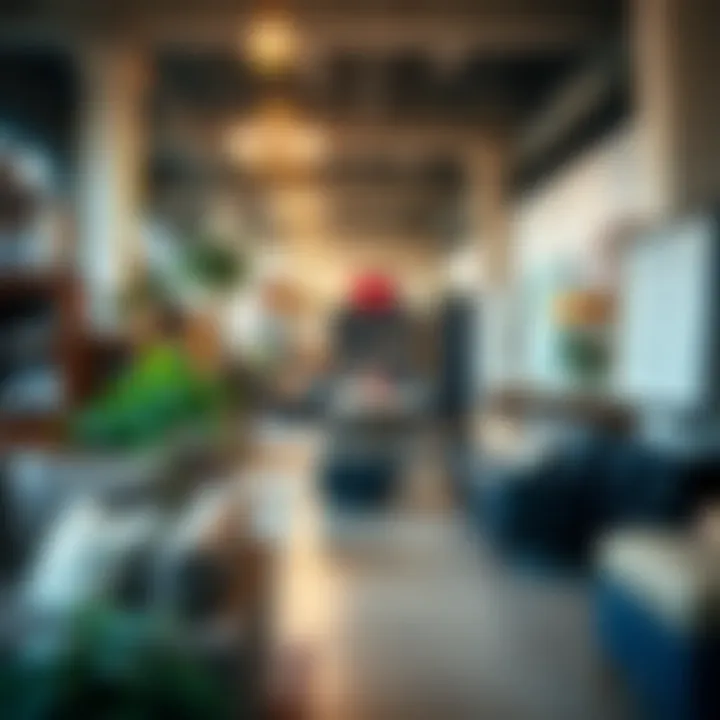 An inviting interior of a local furniture store with diverse offerings