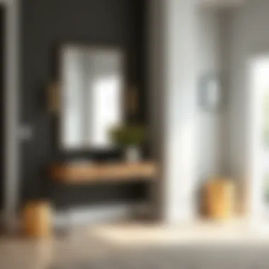 Trendy Designs for Hallway Spaces with Mirrors Trendy designs for hallway spaces with mirrors