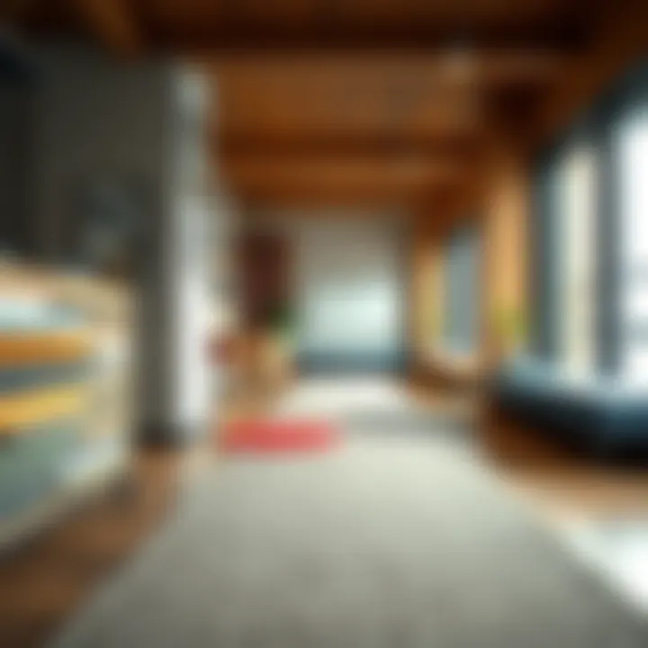 Variety of materials used in heavy duty hallway runners