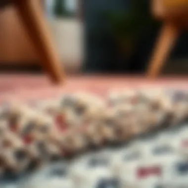 Understanding Rug Materials Close-up of rug material texture