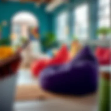 Creative Customization Options for Lovesac Sac Covers Creative customization options for Lovesac sac covers displayed in a vibrant setting