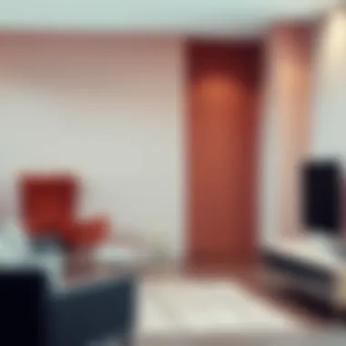 Color palette inspired by minimalist mid-century modern design