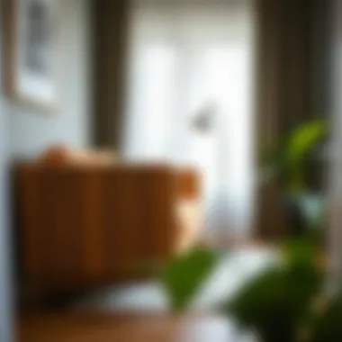 Close-up of iconic mid-century modern furniture piece