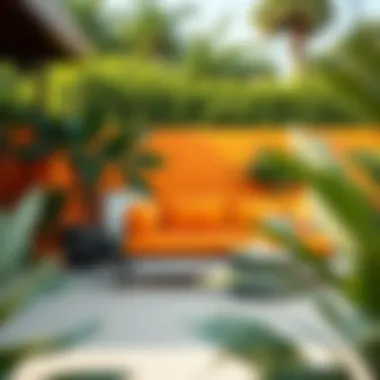 Versatile Lounger in Vibrant Outdoor Setting A versatile lounger in a vibrant outdoor setting, perfect for relaxation